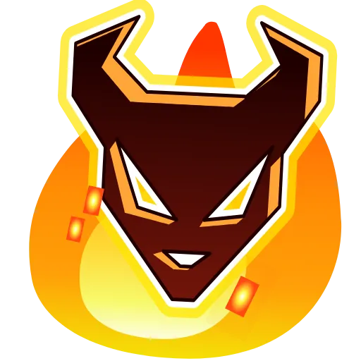 Стикер 52 Fire Font Emoji