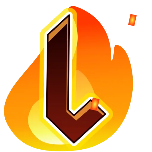 Стикер 12 Fire Font Emoji