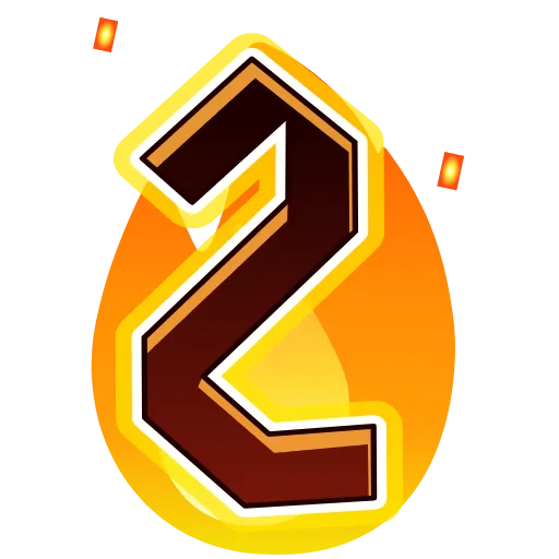Стикер 26 Fire Font Emoji