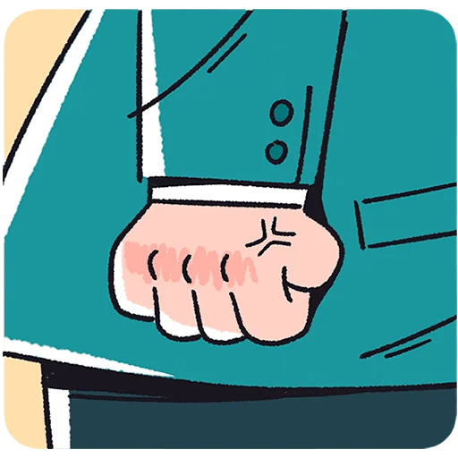 👊 Стикер «Толя Без Текста» для Telegram