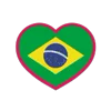 Стикер 21 Flags Hearts - флаги стран в виде сердечек