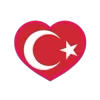 Стикер 33 Flags Hearts - флаги стран в виде сердечек