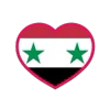 Стикер 39 Flags Hearts - флаги стран в виде сердечек