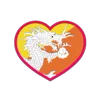 Стикер 29 Flags Hearts - флаги стран в виде сердечек