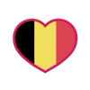 Стикер 22 Flags Hearts - флаги стран в виде сердечек
