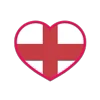 Стикер 40 Flags Hearts - флаги стран в виде сердечек