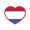 Стикер 37 Flags Hearts - флаги стран в виде сердечек
