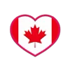 Стикер 20 Flags Hearts - флаги стран в виде сердечек