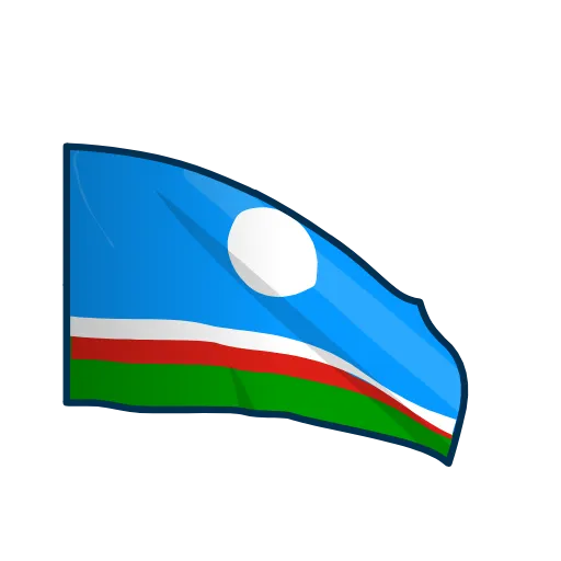 Стикер 9 Флаги Анимированные