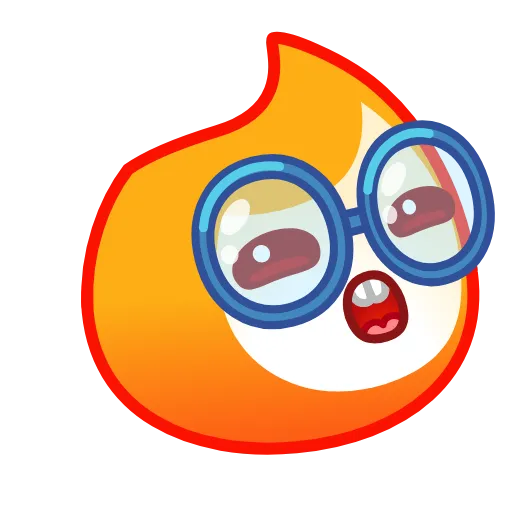 Стикер 10 Flame Emoji