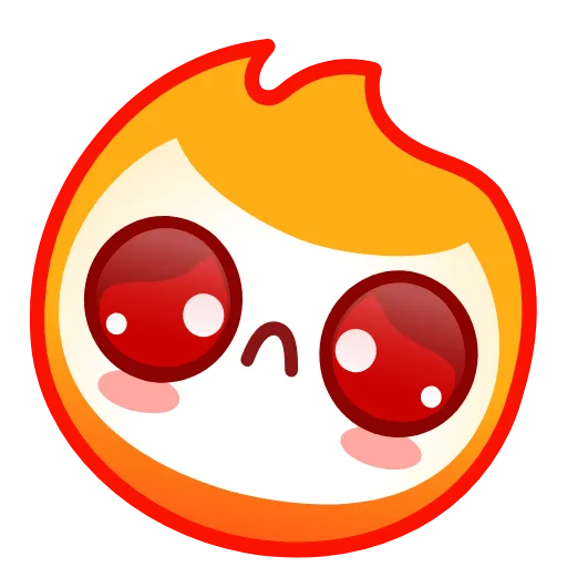 Стикер 11 Flame Emoji