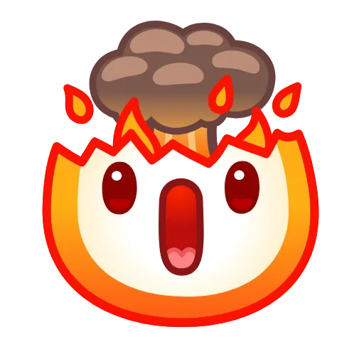 Стикер 14 Flame Emoji