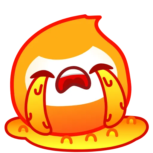 Стикер 12 Flame Emoji
