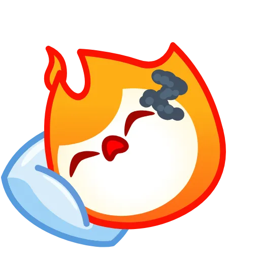 Стикер 22 Flame Emoji