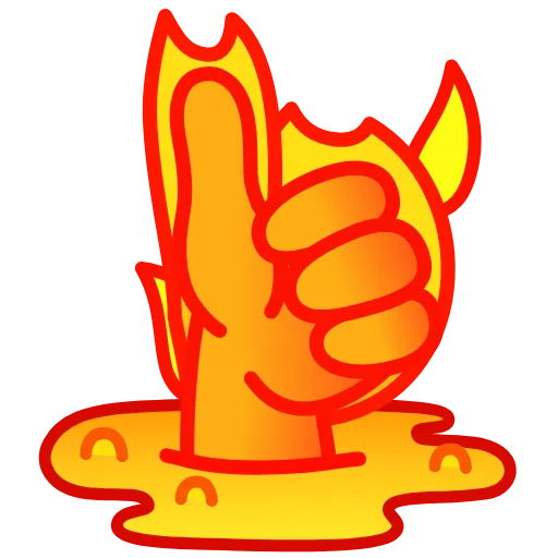 Стикер 29 Flame Emoji