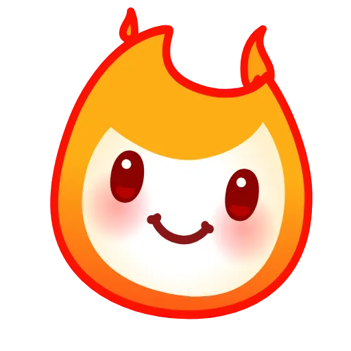 Стикер 3 Flame Emoji
