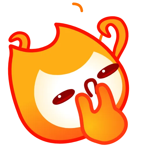 Стикер 16 Flame Emoji