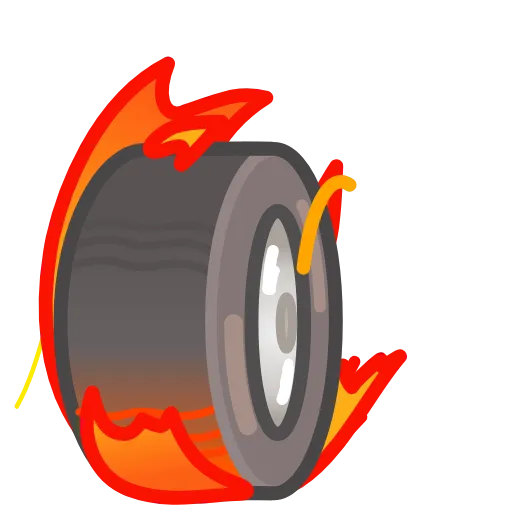 Стикер 34 Flame Emoji