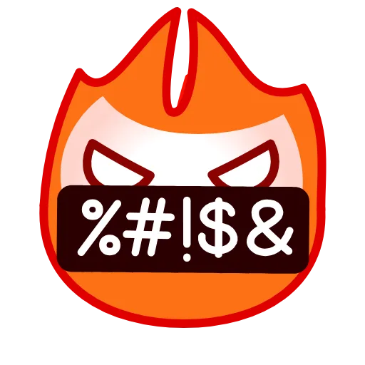 Стикер 13 Flame Emoji