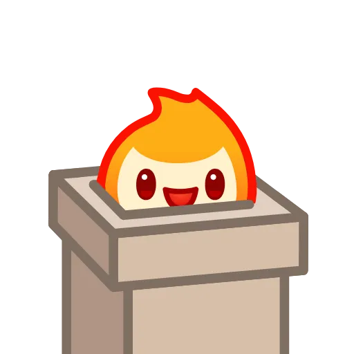 Стикер 36 Flame Emoji