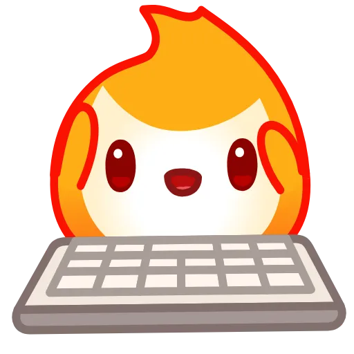 Стикер 37 Flame Emoji