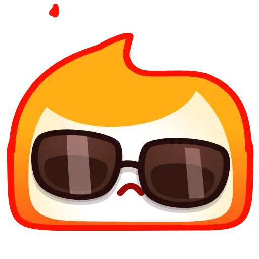 Стикер 9 Flame Emoji