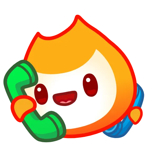 Стикер 38 Flame Emoji