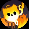 Стикер 20 Flamy Cat