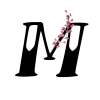↖️ Эмодзи «Floral font - буквы с цветочками, русские и английские» для Telegram