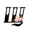 💝 Эмодзи «Floral font - буквы с цветочками, русские и английские» для Telegram