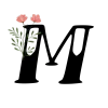 💔 Эмодзи «Floral font - буквы с цветочками, русские и английские» для Telegram