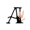 Стикерпак Floral font - буквы с цветочками, русские и английские для Telegram
