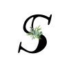 ↖️ Эмодзи «Floral font - буквы с цветочками, русские и английские» для Telegram