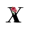 🤎 Эмодзи «Floral font - буквы с цветочками, русские и английские» для Telegram