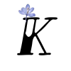 💙 Эмодзи «Floral font - буквы с цветочками, русские и английские» для Telegram