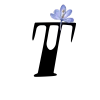 ↙️ Эмодзи «Floral font - буквы с цветочками, русские и английские» для Telegram