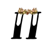 🤍 Эмодзи «Floral font - буквы с цветочками, русские и английские» для Telegram