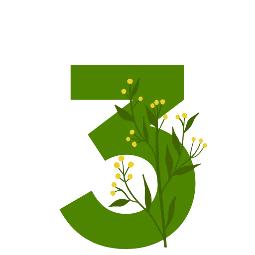 Стикер 38 Flowers Spring Letters