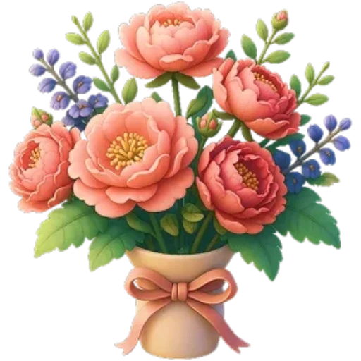 💐 Стикер «Цветы» для Telegram