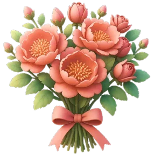 💐 Стикер «Цветы» для Telegram