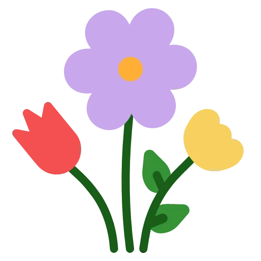 Стикер 23 Цветы