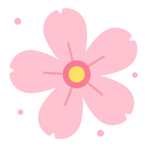 Стикер 30 Цветы