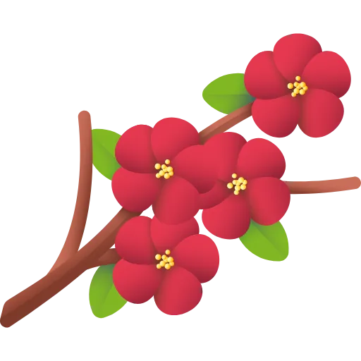 Стикер 9 Цветы