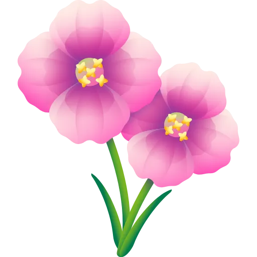 Стикер 33 Цветы