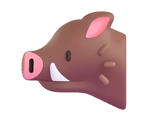🐗 Стикер «Fluent Emoji часть - Animals» для Telegram