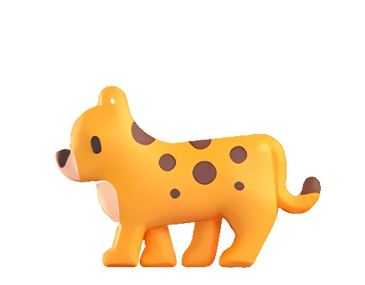 🐆 Стикер «Fluent Emoji часть - Animals» для Telegram