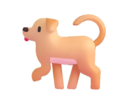 🐕 Стикер «Fluent Emoji часть - Animals» для Telegram