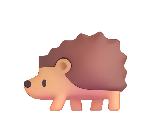 🦔 Стикер «Fluent Emoji часть - Animals» для Telegram
