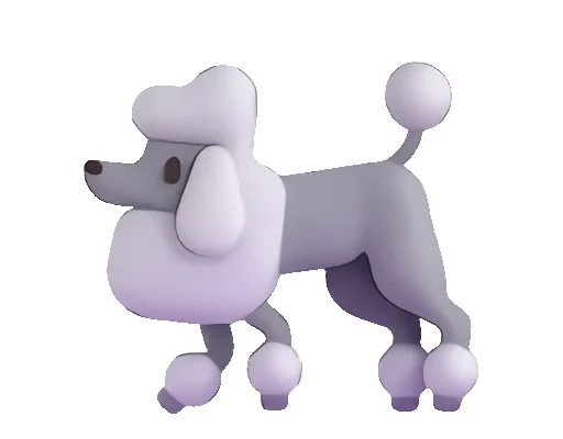 🐩 Стикер «Fluent Emoji часть - Animals» для Telegram