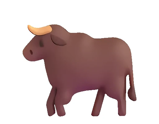 🐂 Стикер «Fluent Emoji часть - Animals» для Telegram